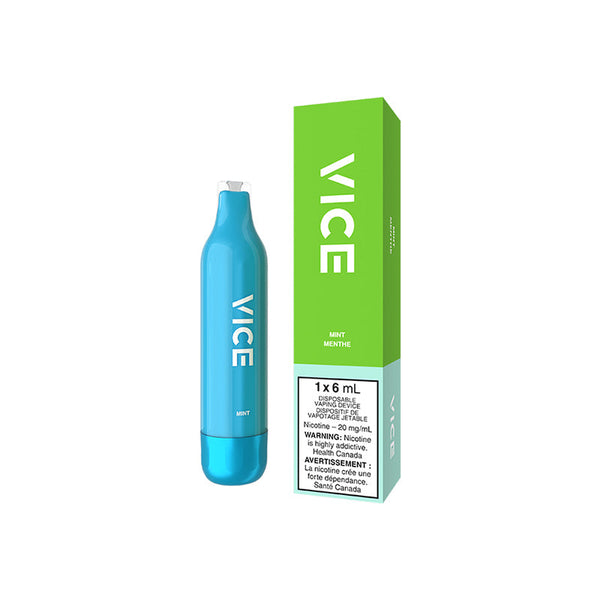 VICE 2500 DISPOSABLE - MINT (6PC/CTN) [MB]  20MG