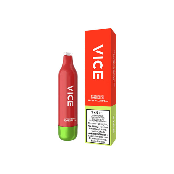 VICE 2500 DISPOSABLE - STRAWBERRY WATERMELON (6PC/CTN) [AB]  20MG