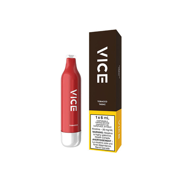 VICE 2500 DISPOSABLE - TOBACCO (6PC/CTN)  20MG