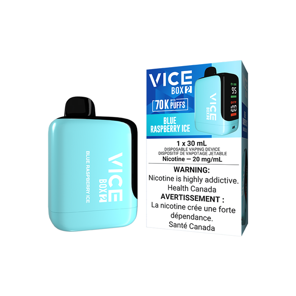VICE BOX 2 DISPOSABLE - BLUE RASPBERRY ICE (4PCS/CTN) [AB] 30ML 20MG