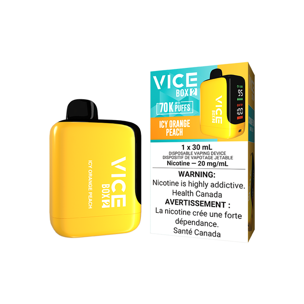 VICE BOX 2 DISPOSABLE - ICY ORANGE PEACH (4PCS/CTN) [AB] 30ML 20MG