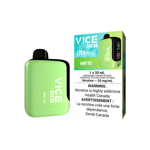 VICE BOX 2 DISPOSABLE - MINT ICE (4PCS/CTN) [AB] 30ML 20MG