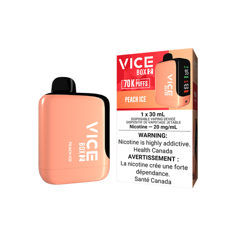 VICE BOX 2 DISPOSABLE - PEACH ICE (4PCS/CTN) [AB] 30ML 20MG