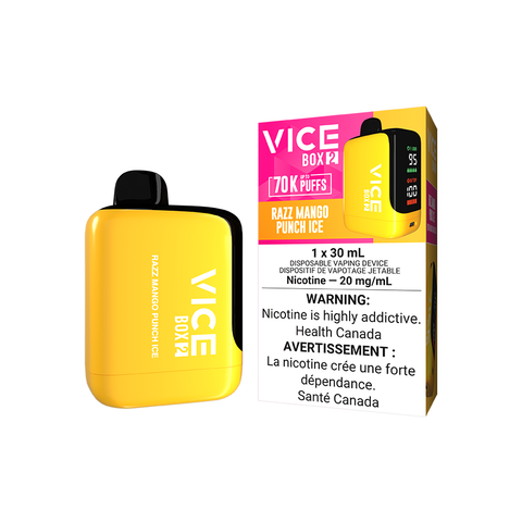 VICE BOX 2 DISPOSABLE - RAZZ MANGO PUNCH ICE (4PCS/CTN) [AB] 30ML 20MG