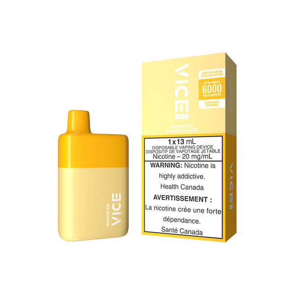 VICE BOX DISPOSABLE - BANANA ICE (5PC/CTN)  20MG