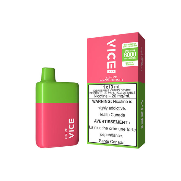 VICE BOX DISPOSABLE - LUSH ICE (5PC/CTN) [ON] 13ML 20MG
