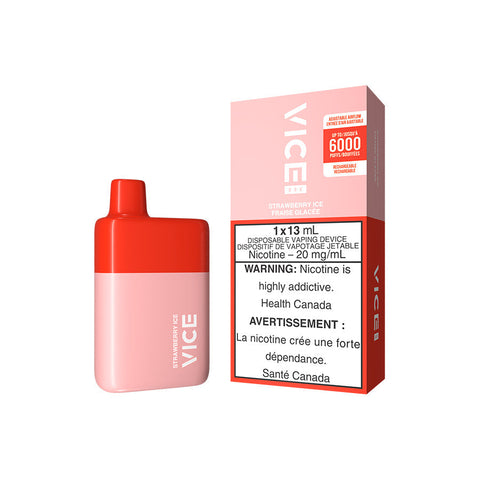 VICE BOX DISPOSABLE - STRAWBERRY ICE (5PC/CTN) [ON] 13ML 20MG