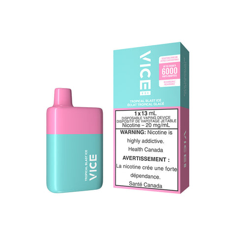 VICE BOX DISPOSABLE - TROPICAL BLAST ICE (5PC/CTN) [ON] 13ML 20MG