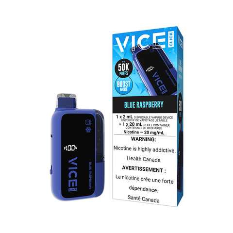 VICE CLICK DISPOSABLE - BLUE RASPBERRY (4PCS/CTN) 2ML+20ML 20MG