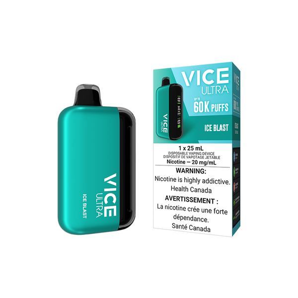 VICE ULTRA DISPOSABLE - ICE BLAST (4PCS/CTN) [AB] 25ML 20MG