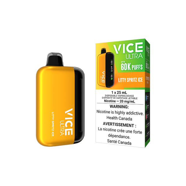 VICE ULTRA DISPOSABLE - LITTY SPRITZ ICE (4PCS/CTN) [AB] 25ML 20MG