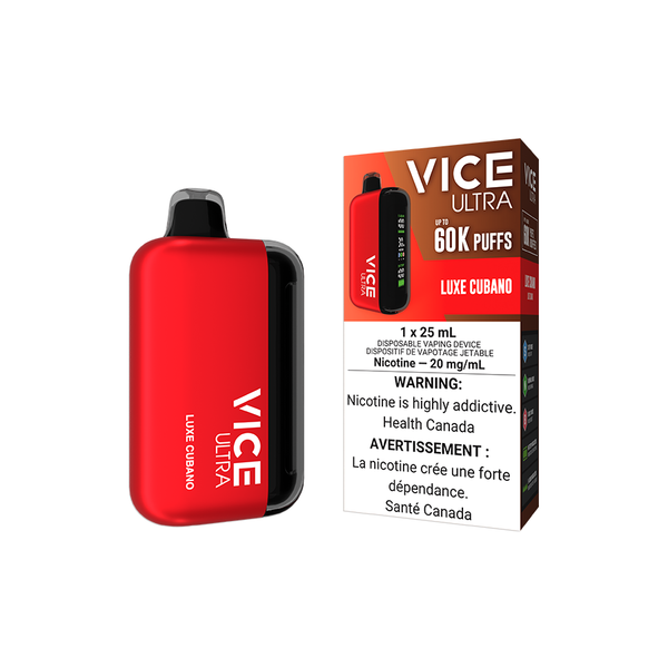VICE ULTRA DISPOSABLE - LUXE CUBANO (4PCS/CTN) [AB] 25ML 20MG