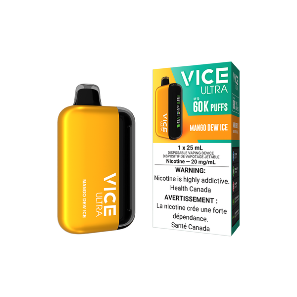 VICE ULTRA DISPOSABLE - MANGO DEW ICE (4PCS/CTN) [AB] 25ML 20MG