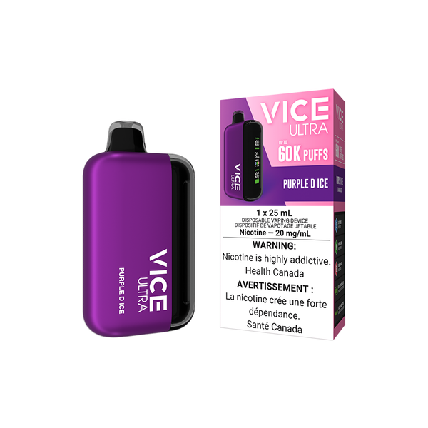 VICE ULTRA DISPOSABLE - PURPLE D ICE (4PCS/CTN) [AB] 25ML 20MG