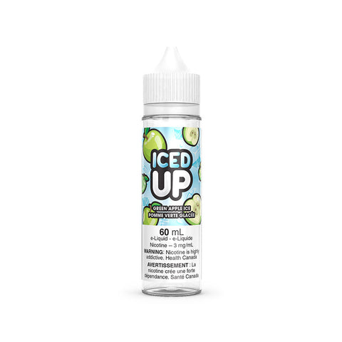 GREEN APPLE ICE BY ICED UP 60ML 3MG