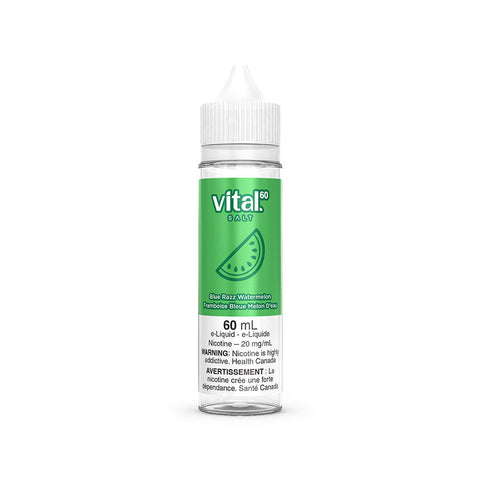 BLUE RAZZ WATERMELON BY VITAL 60 SALT [AB] 60ML 20MG