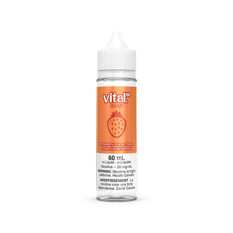 STRAWBERRY ORANGE MANGO BY VITAL 60 SALT [AB] 60ML 20MG