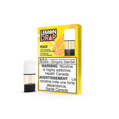 STLTH POD PACK LEMON DROP PEACH (3 PACK) [AB]  20MG