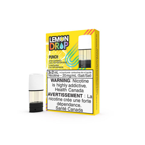 STLTH POD PACK LEMON DROP PUNCH (3 PACK)  20MG